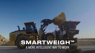 John Deere's payload weighing system, SmartWeigh, is now available on the full line-up of P and X-Tier utility loaders.